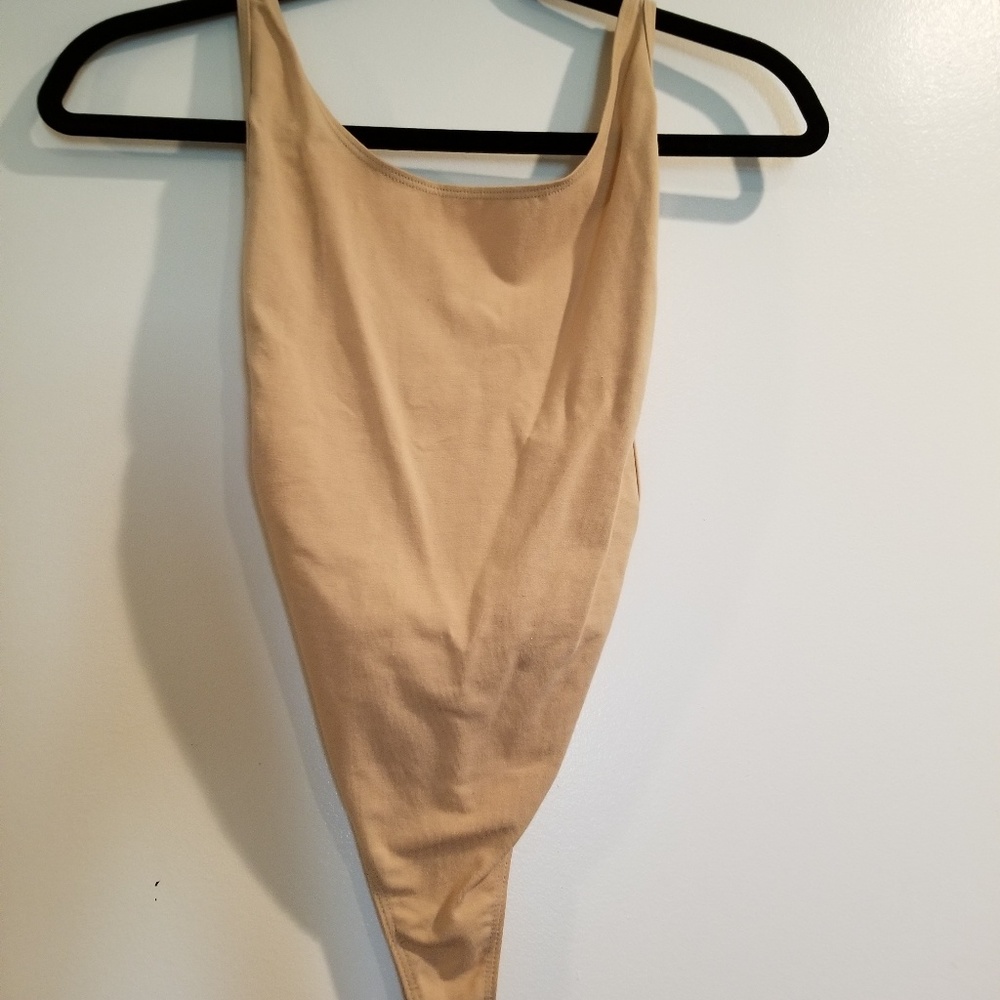 American Apparel thong bodysuit beige neverworn
